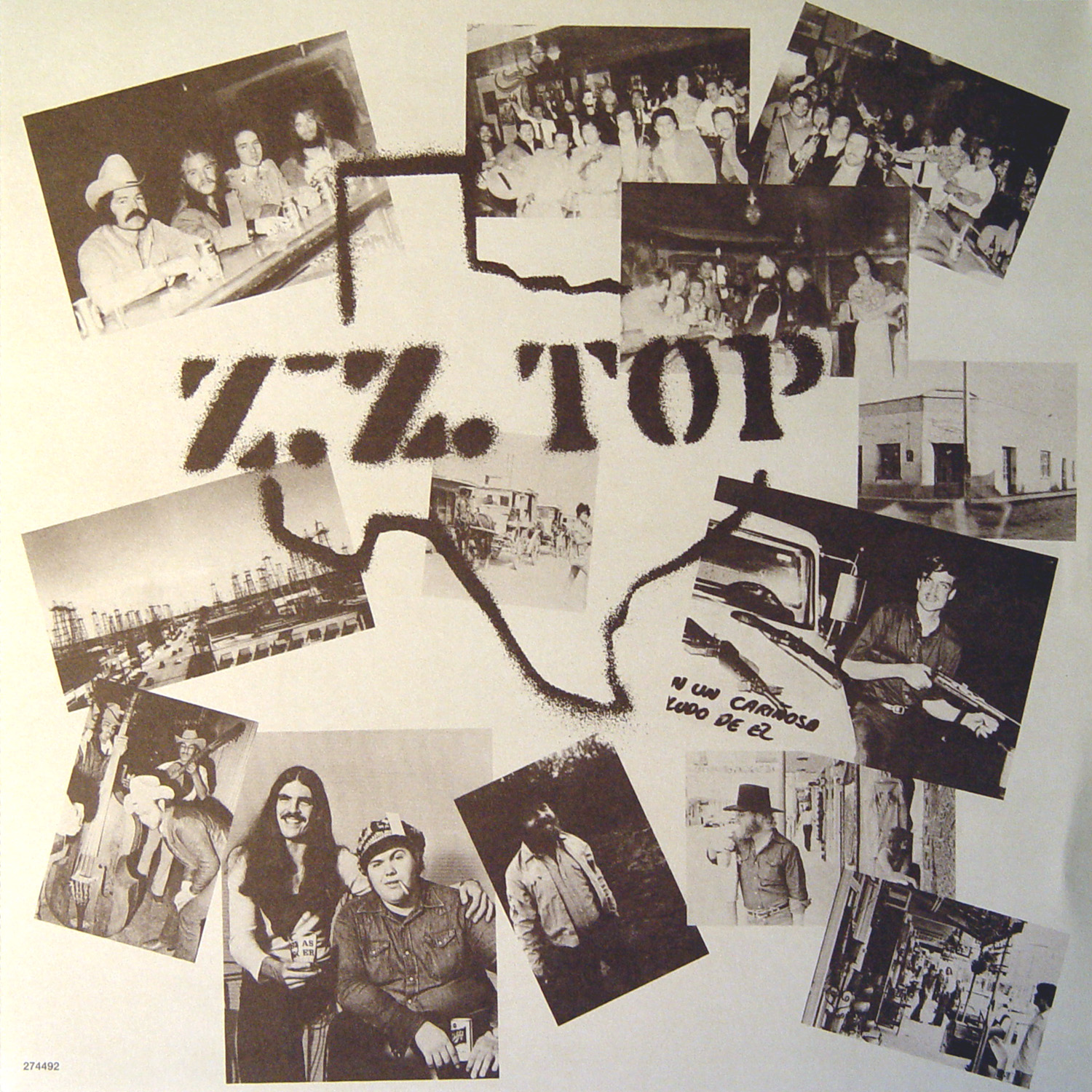 ZZ Top  Tres Hombres : LP Sleeve 1 US